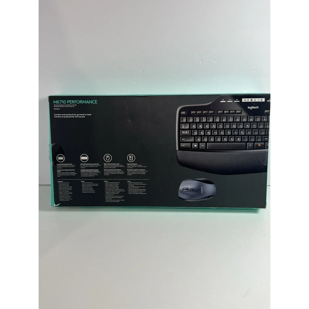 Logitech MK710 Wireless Keyboard and Mouse Combo A3 No Dongle With Box